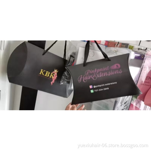 Low MOQ Private Label Virgin Hair Packaging Custom Silky Satin Bags Drawstring Bags With Logo for Hair Bundles And Wigs